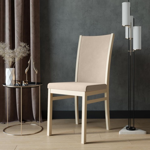 Стул Норд Эмаль слоновая кость / Velutto 18