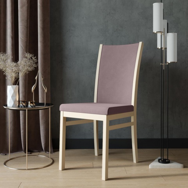 Стул Норд Эмаль слоновая кость / Velutto 22