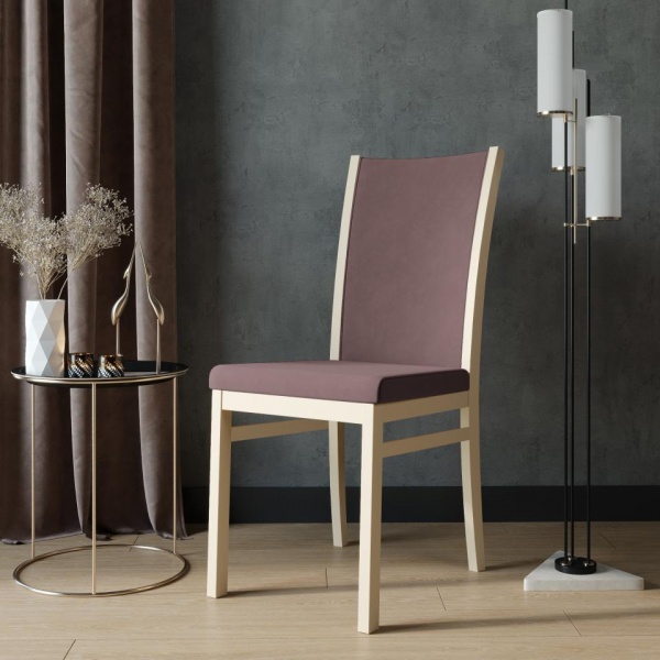 Стул Норд Эмаль слоновая кость / Velutto 36