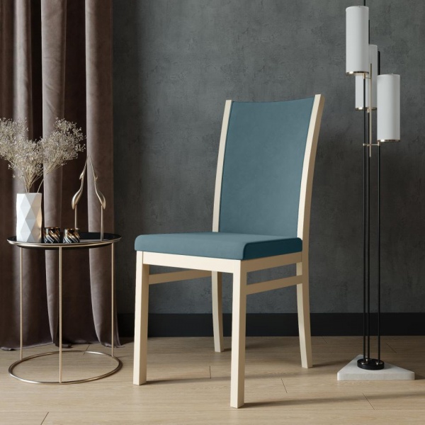 Стул Норд Эмаль слоновая кость / Velutto 53