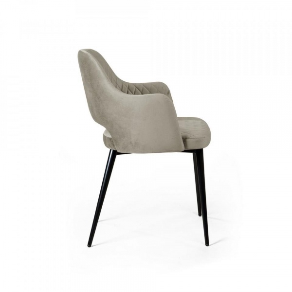 Стул с подлокотниками Вильям Ромб Barkhat-М 25