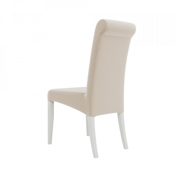 Стул Остин 02 Эмаль белая / Velutto 04