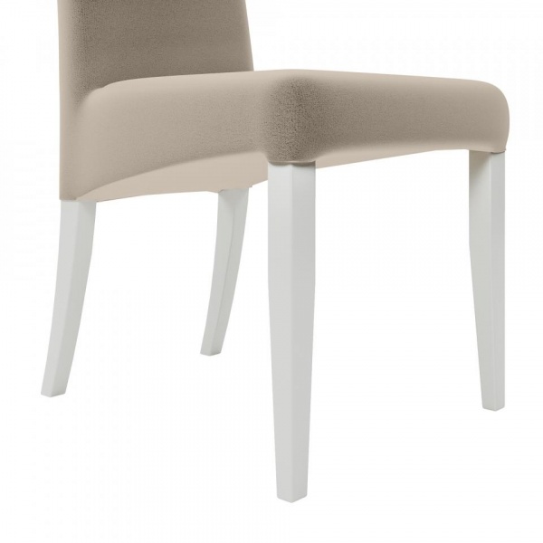 Стул Остин 02 Эмаль белая / Velutto 18
