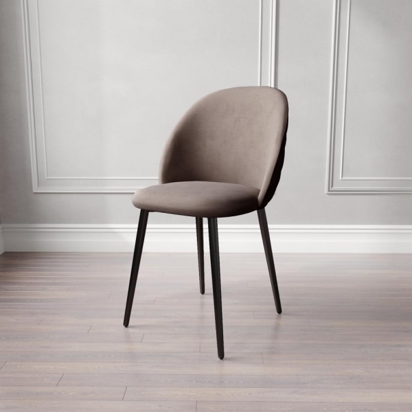 Стул Дэни Чёрный / Velutto 08