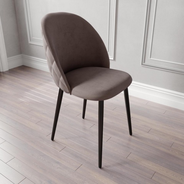 Стул Дэни Чёрный / Velutto 08