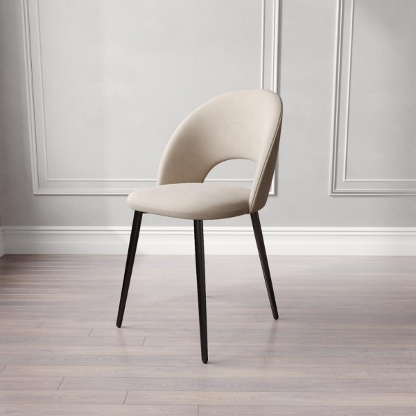 Стул Артур Чёрный / Velutto 04