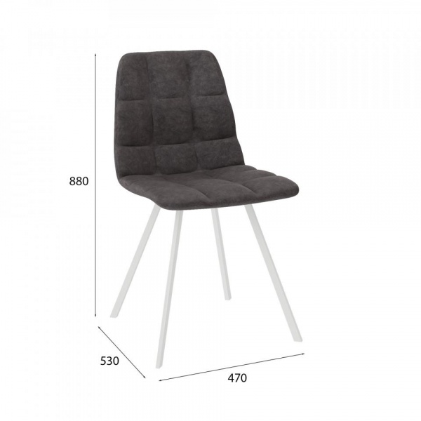 Стул Уно Белый / Kashemir 980