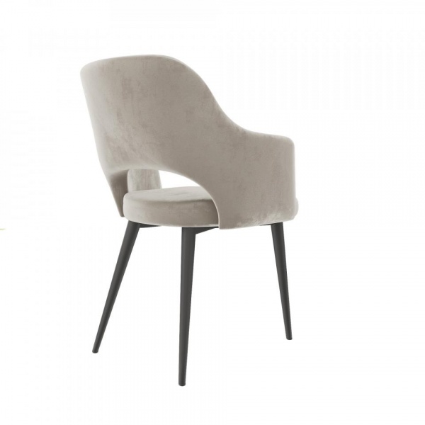 Стул с подлокотниками Вильям Чёрный / Barkhat-M 5