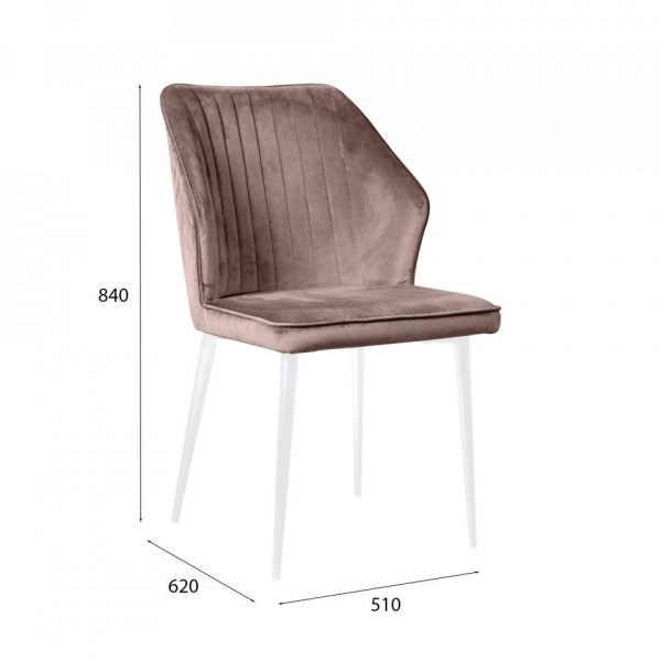 Стул Берг Белый / Barkhat-M 25