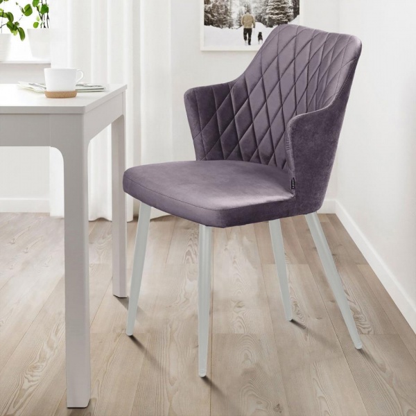 Стул Хант Ромб Белый / Barkhat-M 27