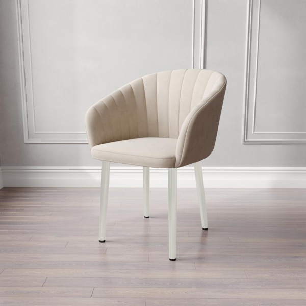 Стул Микки Белый / Velutto 04