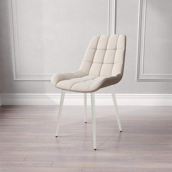 Стул Стивен Белый / Velutto 04