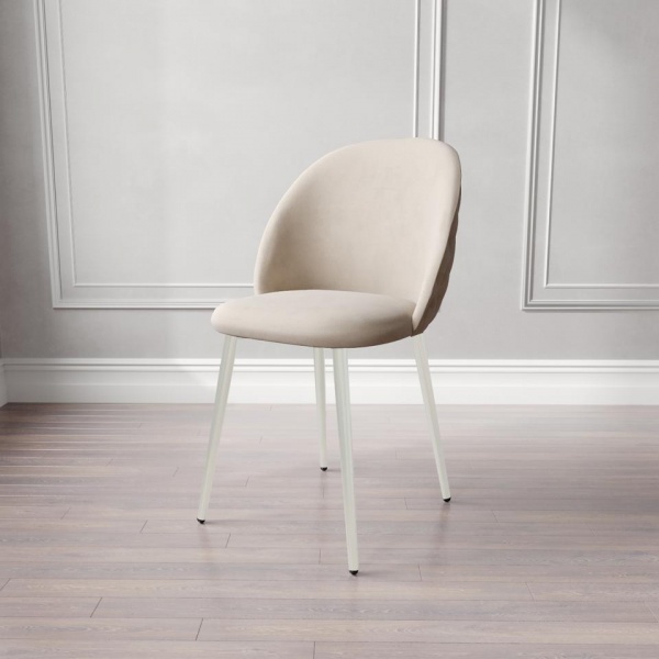 Стул Дэни Белый / Velutto 04