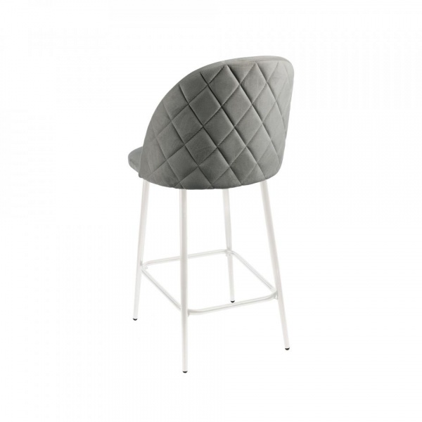 Стул полубарный Дэни Белый / Velutto 52