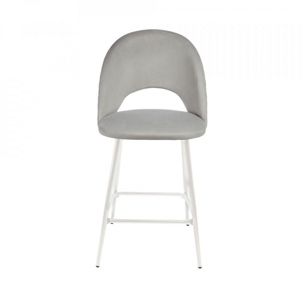 Стул полубарный Тоби Белый / Velutto 52