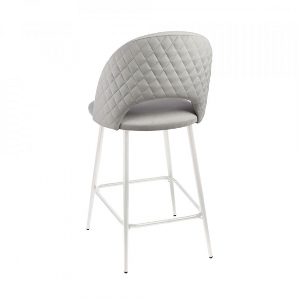 Стул полубарный Тоби Белый / Velutto 52