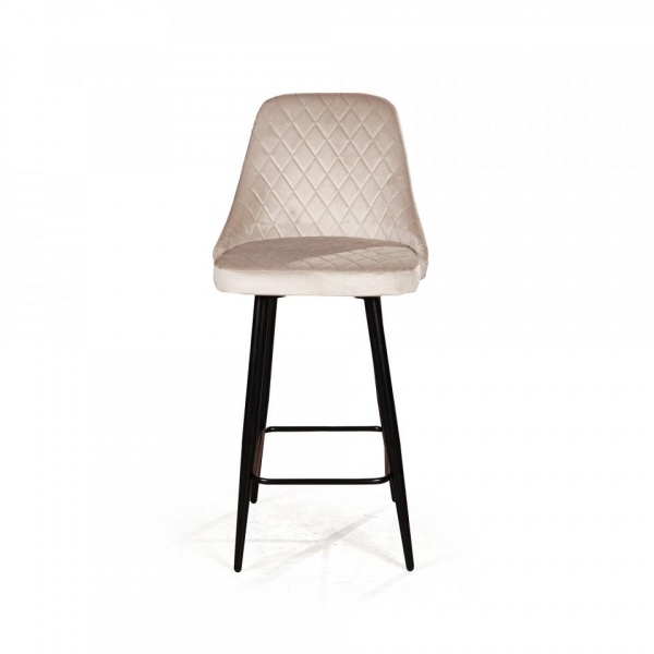 Стул полубарный Вильям Чёрный / Barkhat-M 5