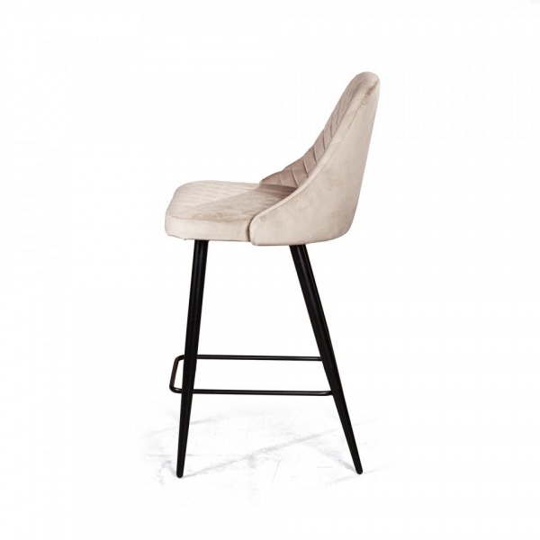 Стул полубарный Вильям Чёрный / Barkhat-M 5