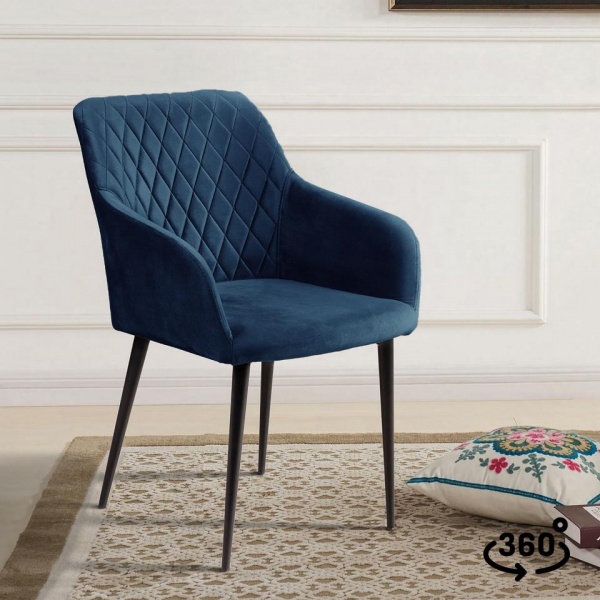 Стул поворотный Роберт 360° Чёрный / Barkhat-M 29