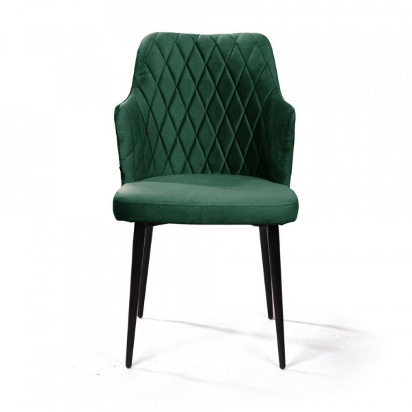 Стул поворотный Хант Ромб 360° Чёрный / Barkhat-M 19