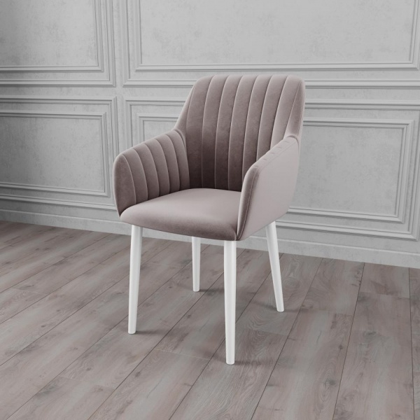 Стул Рикман Белый / Velutto 08