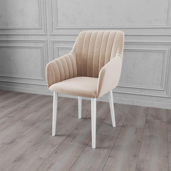 Стул Рикман Белый / Velutto 04