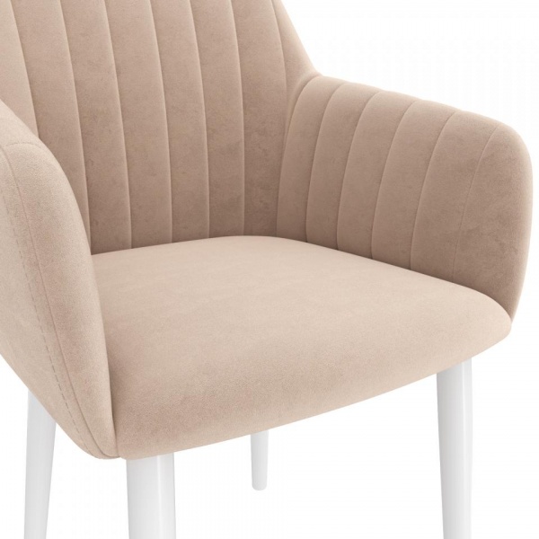 Стул Рикман Белый / Velutto 04