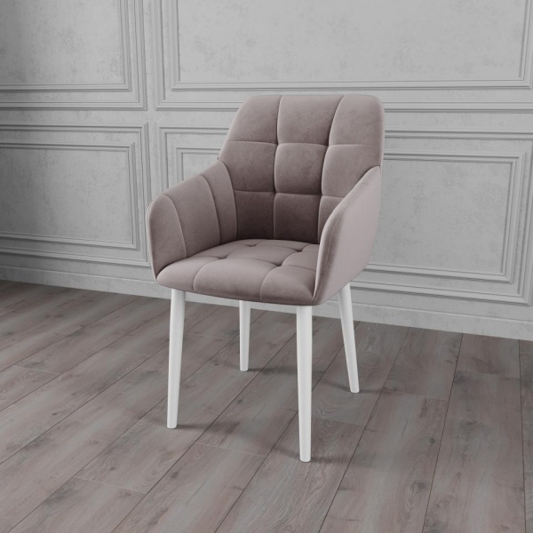 Стул Джером Белый / Velutto 08