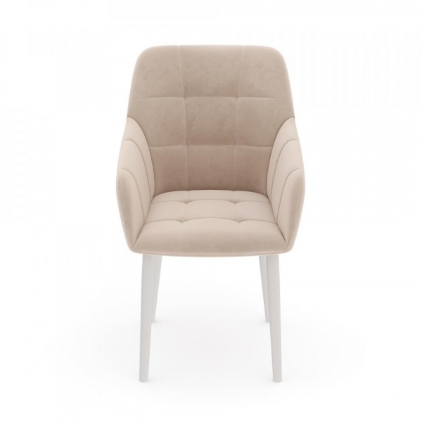 Стул Джером Белый / Velutto 04