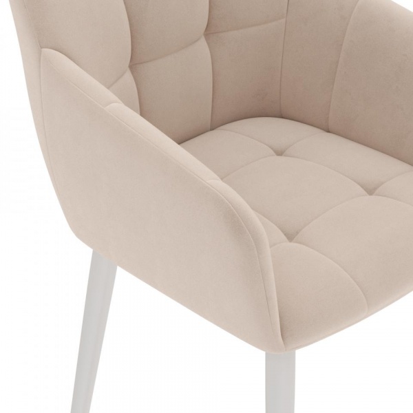 Стул Джером Белый / Velutto 04