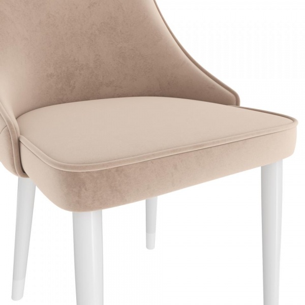 Стул Дэйви Белый / Velutto 04