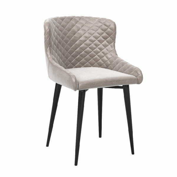 Стул поворотный Джаз Ромб 90° Чёрный / Barkhat-M 19