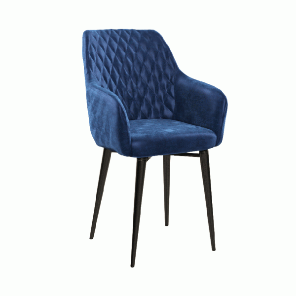 Стул поворотный Роберт 90° Чёрный / Barkhat-M 29