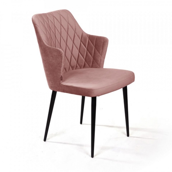 Стул поворотный Хант Ромб 90° Чёрный / Barkhat-M 15