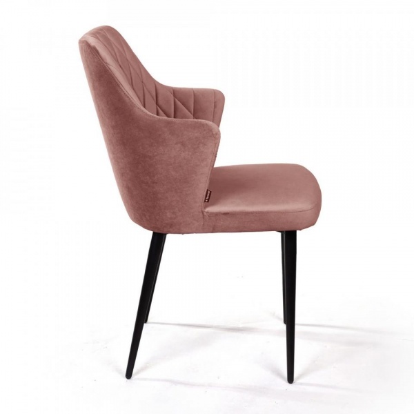 Стул поворотный Хант Ромб 90° Чёрный / Barkhat-M 15