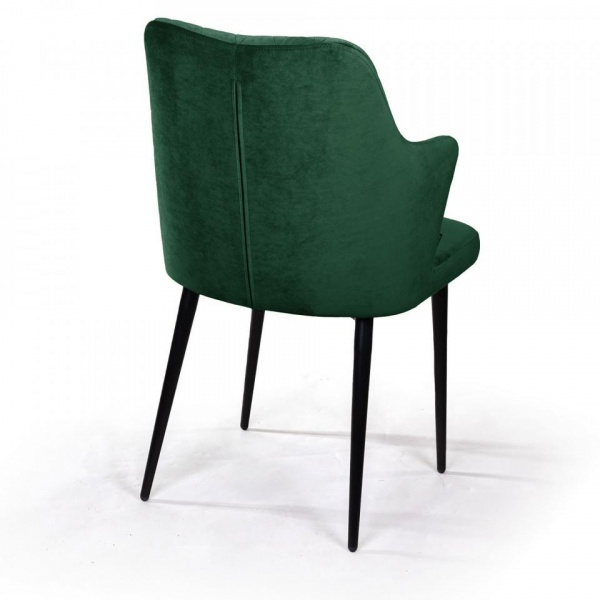 Стул поворотный Хант Ромб 90° Чёрный / Barkhat-M 19