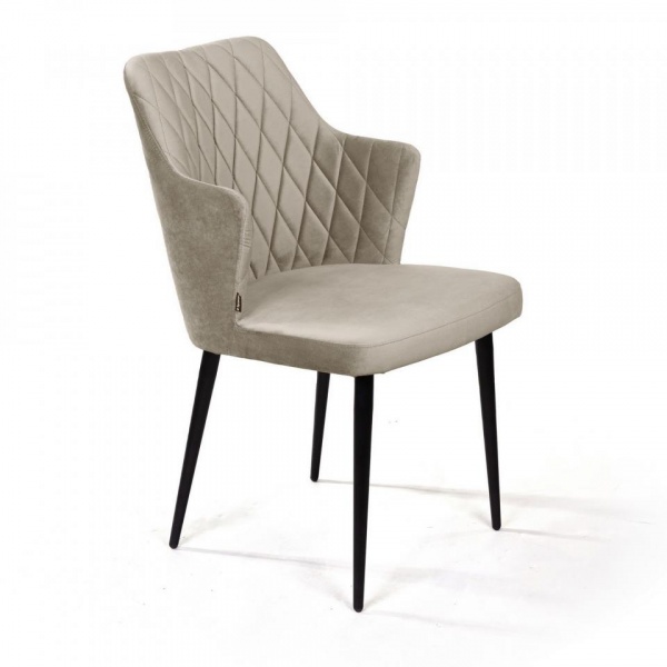 Стул поворотный Хант Ромб 90° Чёрный / Barkhat-M 25