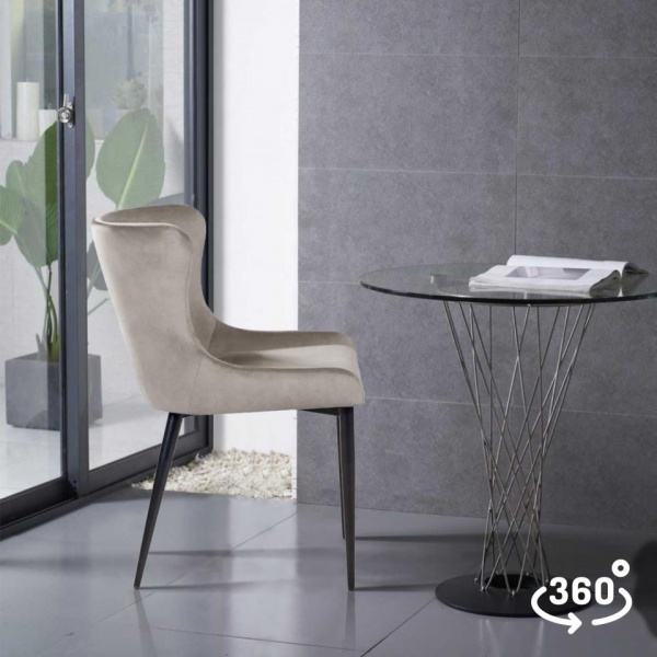 Стул поворотный Джаз 360° Чёрный / Barkhat-M 25