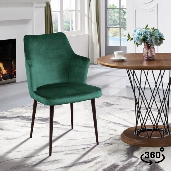 Стул поворотный Хант 360° Чёрный / Barkhat-M 19