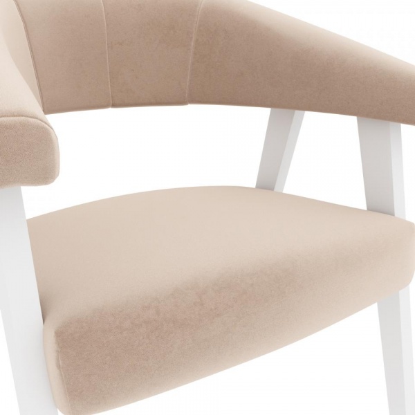 Стул Пауло Белый / Velutto 04