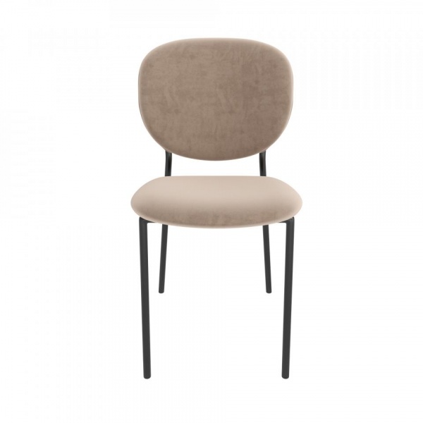 Стул Эфир Чёрный / Velutto 04