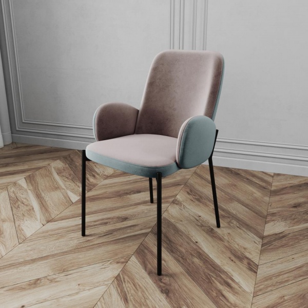 Стул Мэтью Чёрный / Velutto 53 / Velutto 08