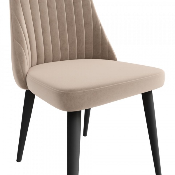 Стул Ларри Чёрный / Velutto 04