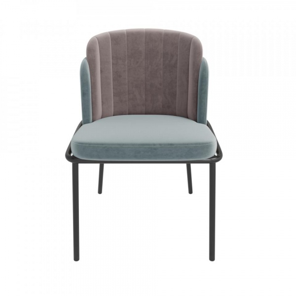 Стул Кеннет Чёрный / Velutto 53 / Velutto 08