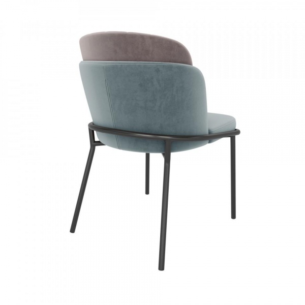 Стул Кеннет Чёрный / Velutto 53 / Velutto 08