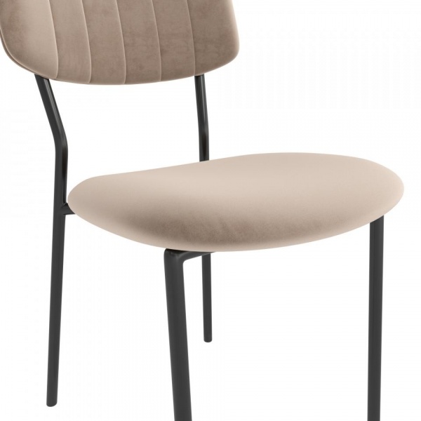 Стул Кларк Чёрный / Velutto 04