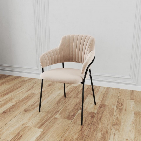 Стул Брайан Чёрный / Velutto 04