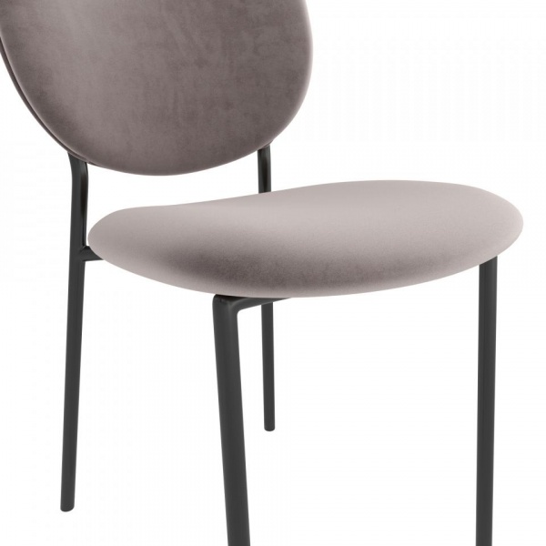 Стул Эфир Чёрный / Velutto 08
