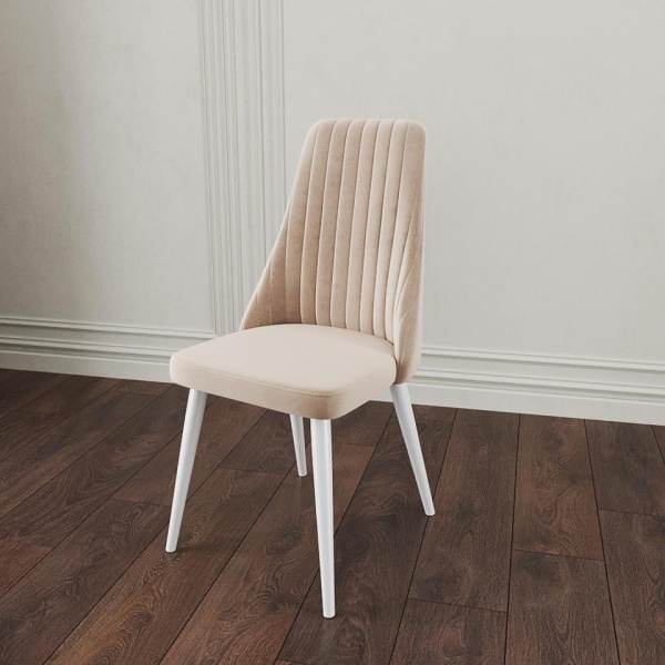 Стул Ларри Белый / Velutto 04