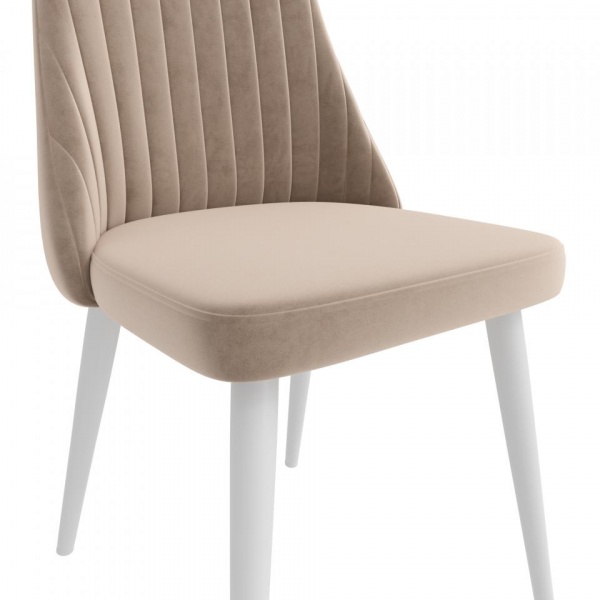 Стул Ларри Белый / Velutto 04